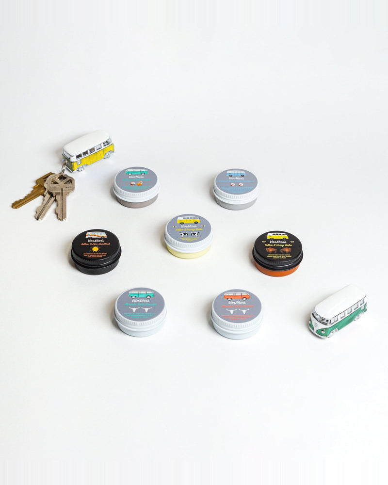 VanMan VanMan Tiny's Skincare White Smoke Tallow and Honey Balm,Bison Tallow and Honey Balm,Coconut & Magnesium Deodorant,Vanilla Magnesium Deodorant,Eggshell Tooth Powder,Mint-Bone Tooth Powder,Cinna-Bone Tooth Powder,Tallow & Zinc Sunblock,*No Essential Oils* Tallow and Honey Balm,*No Essential