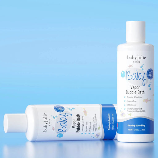Baby Jolie Paris Vapor Bubble Bath | 7.5 Oz (221ml) Baby Light Sky Blue