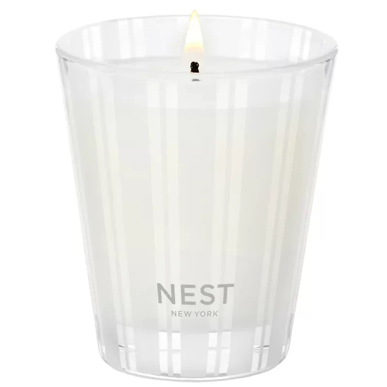 Nava Beauty Nest New York Indian Jasmine Candle Lavender Classic 8.1 OZ,3-Wick 21.2 OZ(Decorative Candle)