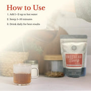 Euphoric Herbals Vascular Toning Tea Herbal Tea Seashell 30 Cup Servings