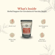 Euphoric Herbals Vascular Toning Tea Herbal Tea Seashell 30 Cup Servings