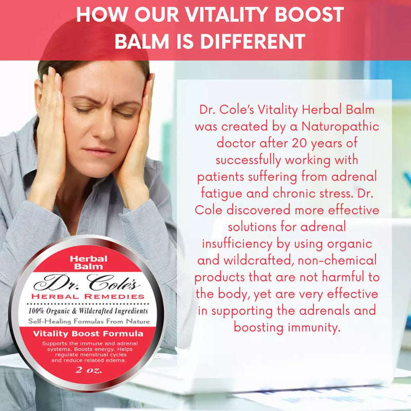 COLEHERBALS LLC 32 - Dr. Cole’s Vitality Herbal Balm Herbal White Smoke