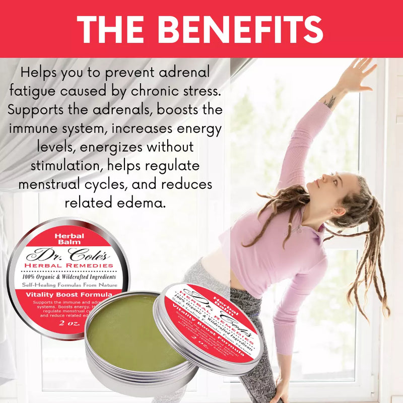 COLEHERBALS LLC 32 - Dr. Cole’s Vitality Herbal Balm Herbal White Smoke