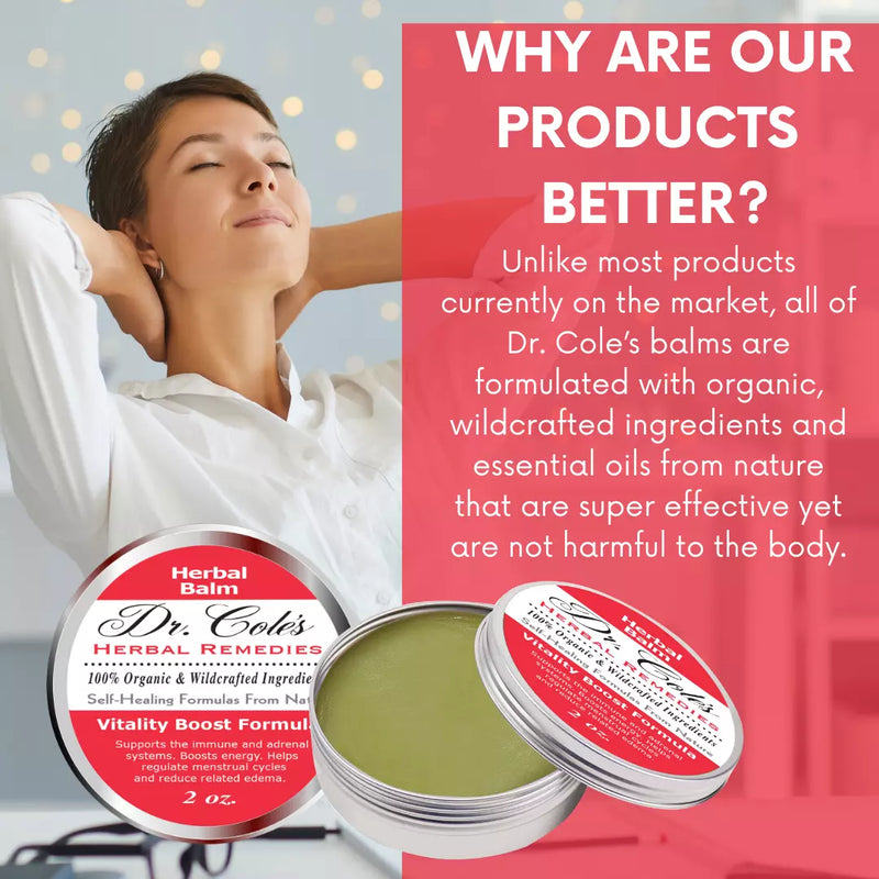 COLEHERBALS LLC 32 - Dr. Cole’s Vitality Herbal Balm Herbal Tomato