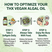 Hippie Farms Vegan Omega 3 Supplement with DHA & EPA - Next Gen Omega 3 Supplement Vitamins & Supplements White Smoke