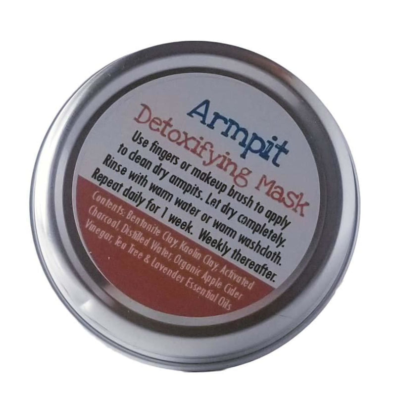 By Robin Creations Armpit Detox Mask – Natural Clay & Charcoal Deodorant & Body Care Light Slate Gray