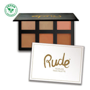 Rude Cosmetics Fearless Face Palette Face Palettes Light Gray Fearless