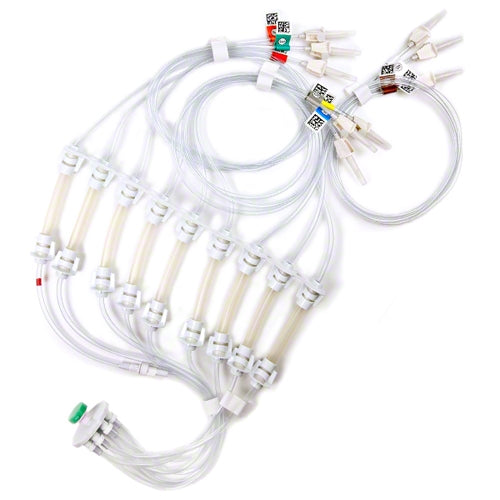B.Braun PINNACLE 9-Lead Vented Transfer Set (Case of 10) Medical Supplies White Smoke