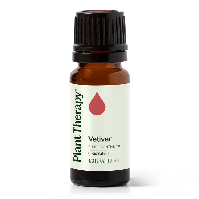 Plant Therapy Vetiver Essential Oil Essential Oil White Smoke 10 mL