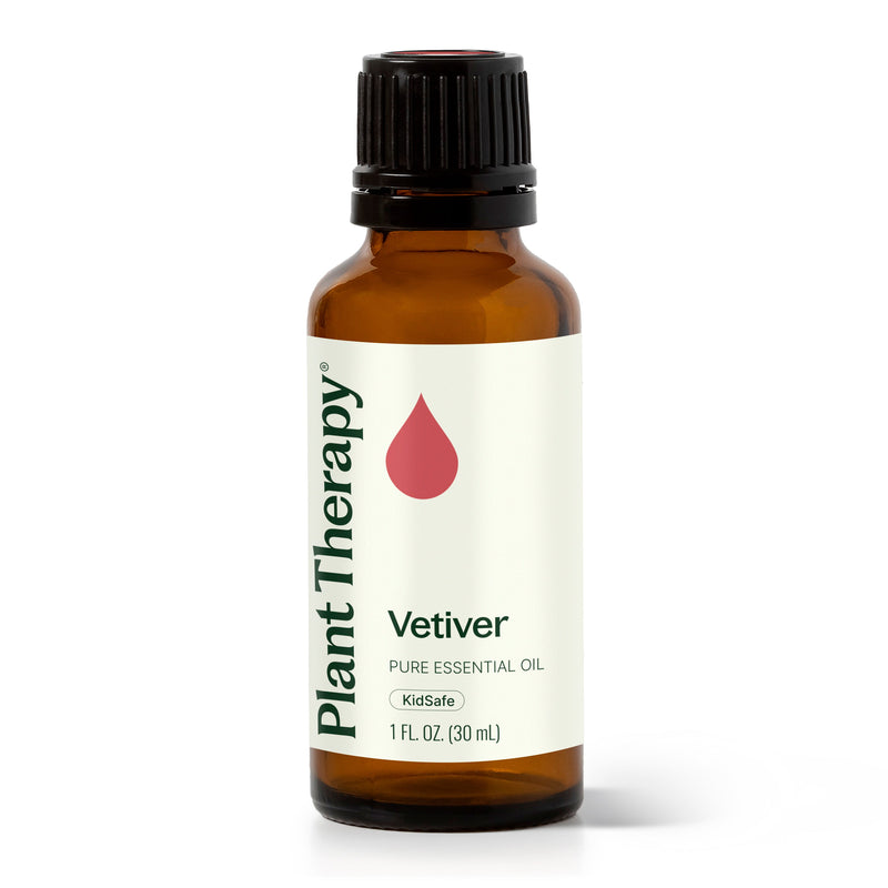 Plant Therapy Vetiver Essential Oil Essential Oil White Smoke 30 mL