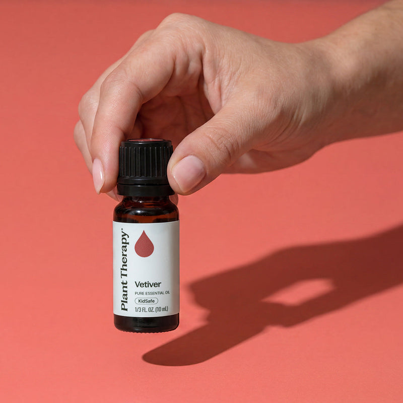 Plant Therapy Vetiver Essential Oil Essential Oil Salmon 10 mL,30 mL