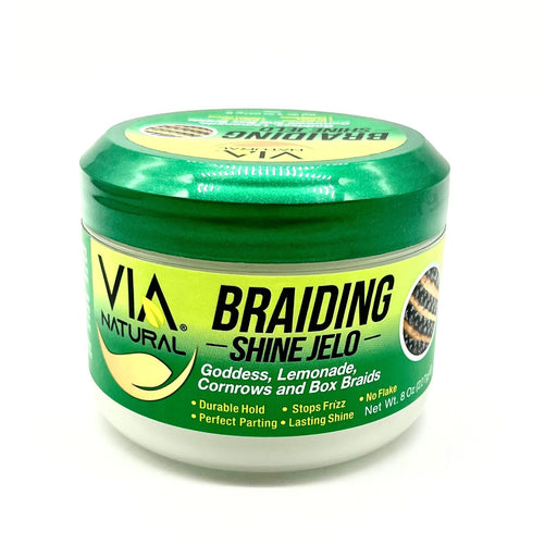 VIP Extensions Via Natural Braiding Shine Jelo Gel, 8 oz Styling Gel White Smoke