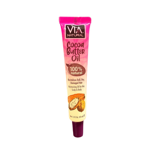 VIP Extensions Via Natural Ultra Care Cocoa Butter Hair Oil, 1.5 oz Hair Oil White Smoke