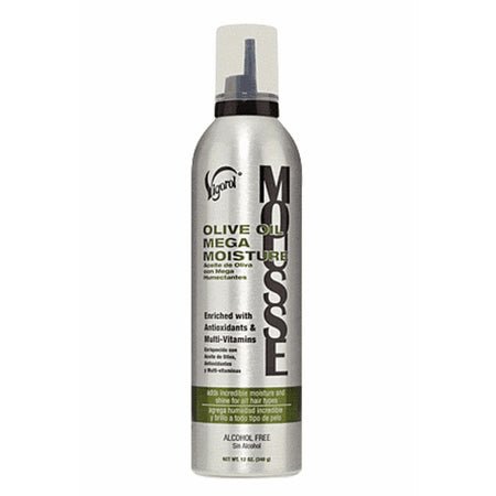 VIP Extensions Vigorol Mousse, 12 oz Mousse White Smoke OLIVEMEGA