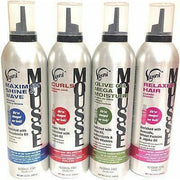 VIP Extensions Vigorol Mousse, 12 oz Mousse White Smoke CURLS,OLIVEMEGA,RELAXEDHAIR,MAX SHINE & WAVE