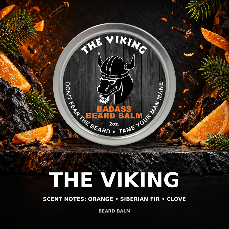 Badass Beard Care The Viking Beard Balm BALM Black