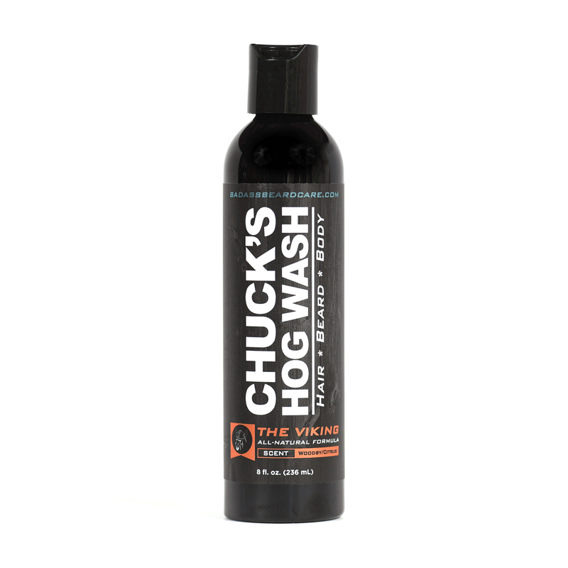 Badass Beard Care Chuck's Hog Wash - The Viking HOG WASH Dark Slate Gray BABC