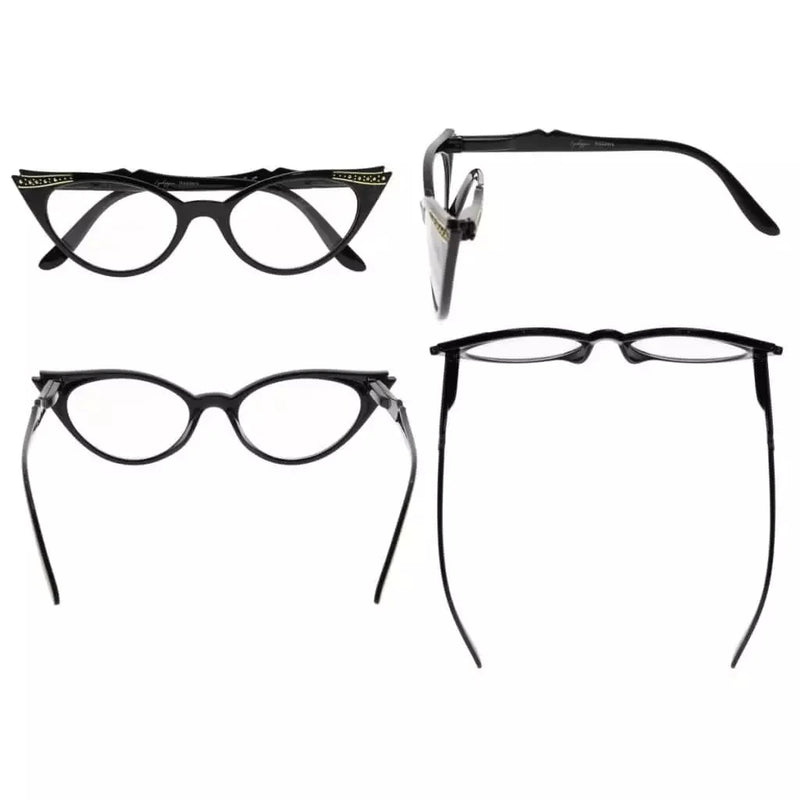 eyekeeper.com Fashionable Cat-eye Reading Glasses R914 Eyeglasses White Smoke Black / without magnification,Black / +0.50,Black / +0.75,Black / +1.00,Black / +1.25,Black / +1.50,Black / +1.75,Black / +2.00,Black / +2.25,Black / +2.50,Black / +2.75,Black / +3.00,Black / +3.25,Black / +3.50,Black / +4.00,Tortoise / without magnificat