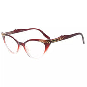 eyekeeper.com Fashionable Cat-eye Reading Glasses R914 Eyeglasses White Smoke Red / without magnification,Red / +0.50,Red / +0.75,Red / +1.00,Red / +1.25,Red / +1.50,Red / +1.75,Red / +2.00,Red / +2.25,Red / +2.50,Red / +2.75,Red / +3.00,Red / +3.50,Red / +4.00