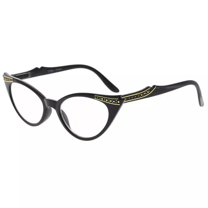 eyekeeper.com Fashionable Cat-eye Reading Glasses R914 Eyeglasses White Smoke Black / without magnification,Black / +0.50,Black / +0.75,Black / +1.00,Black / +1.25,Black / +1.50,Black / +1.75,Black / +2.00,Black / +2.25,Black / +2.50,Black / +2.75,Black / +3.00,Black / +3.25,Black / +3.50,Black / +4.00