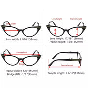 eyekeeper.com Fashionable Cat-eye Reading Glasses R914 Eyeglasses White Smoke Black / without magnification,Black / +0.50,Black / +0.75,Black / +1.00,Black / +1.25,Black / +1.50,Black / +1.75,Black / +2.00,Black / +2.25,Black / +2.50,Black / +2.75,Black / +3.00,Black / +3.25,Black / +3.50,Black / +4.00,Tortoise / without magnificat