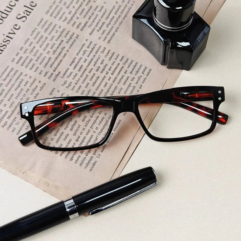 eyekeeper.com Vintage Reading Glasses Designer Rectangular Readers R032 Eyeglasses Antique White Black / +0.25,Black / without magnification,Black / +0.50,Black / +0.75,Black / +1.00,Black / +1.25,Black / +1.50,Black / +1.75,Black / +2.00,Black / +2.25,Black / +2.50,Black / +2.75,Black / +3.00,Black / +3.25,Black / +3.50,Black / +3.75,Black / +4.00,B