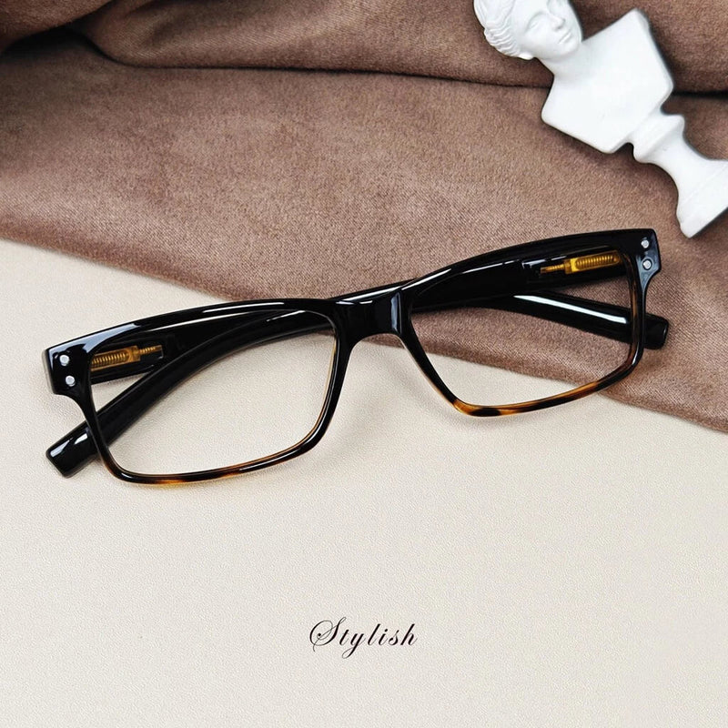 eyekeeper.com Vintage Reading Glasses Designer Rectangular Readers R032 Eyeglasses Antique White Black / +0.25,Black / without magnification,Black / +0.50,Black / +0.75,Black / +1.00,Black / +1.25,Black / +1.50,Black / +1.75,Black / +2.00,Black / +2.25,Black / +2.50,Black / +2.75,Black / +3.00,Black / +3.25,Black / +3.50,Black / +3.75,Black / +4.00,B