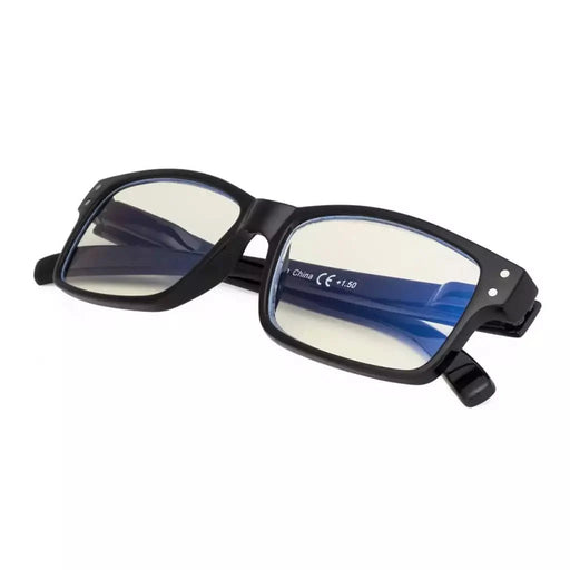 eyekeeper.com Vintage Reading Glasses with Blue Light Filter 4-UVR032 Eyeglasses White Smoke Black / without magnification,Black / +0.50,Black / +0.75,Black / +1.00,Black / +1.25,Black / +1.50,Black / +1.75,Black / +2.00,Black / +2.25,Black / +2.50,Black / +2.75,Black / +3.00,Black / +3.50,Black / +4.00