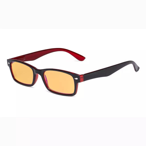 eyekeeper.com Vintage Blue Light Blocking Reading Glasses HP055 Eyeglasses White Smoke Red / +0.50,Red / +0.75,Red / +1.00,Red / +2.25,Red / +2.50,Red / +3.00