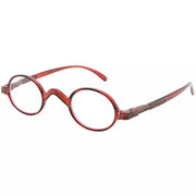 eyekeeper.com Vintage Small Oval Reading Glasses R077 Eyeglasses White Smoke Red / without magnification,Red / +0.50,Red / +0.75,Red / +1.00,Red / +1.25,Red / +1.50,Red / +1.75,Red / +2.00,Red / +2.50,Red / +2.75,Red / +3.00,Red / +3.50,Red / +4.00