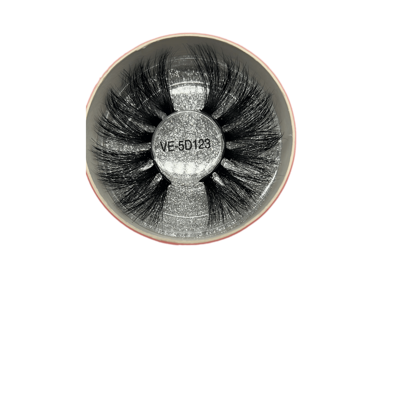 VIP Extensions VIP 5D Mink Eyelashes, Classic & 25 mm Strip Lashes White Smoke 5D123 25mm