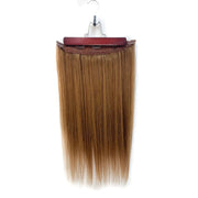 VIP Extensions VIP BandX Halo / Silky Straight 24" with Clip Hair Extension White Smoke #8 Light Golden Brown
