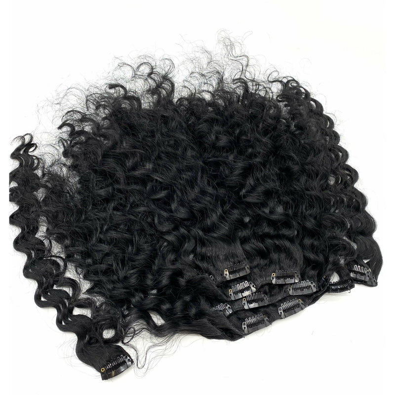 VIP Extensions VIP Clip Extensions / French Wave 18" ClipeX System Hair Extension White Smoke French Wave / 1 - Jet Black,French Wave / 10 - Medium Golden Brown,French Wave / 16 - Ash Blonde,French Wave / 18 - Light Ash Brown,French Wave / 18/22 -Ash Brown / Champagne Blonde,French Wave / 1B - Off Black,French Wave / 2 - Dark Brown,French Wave / 2