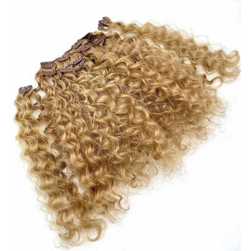 VIP Extensions VIP Clip Extensions / French Wave 18" ClipeX System Hair Extension White Smoke French Wave / 18 - Light Ash Brown
