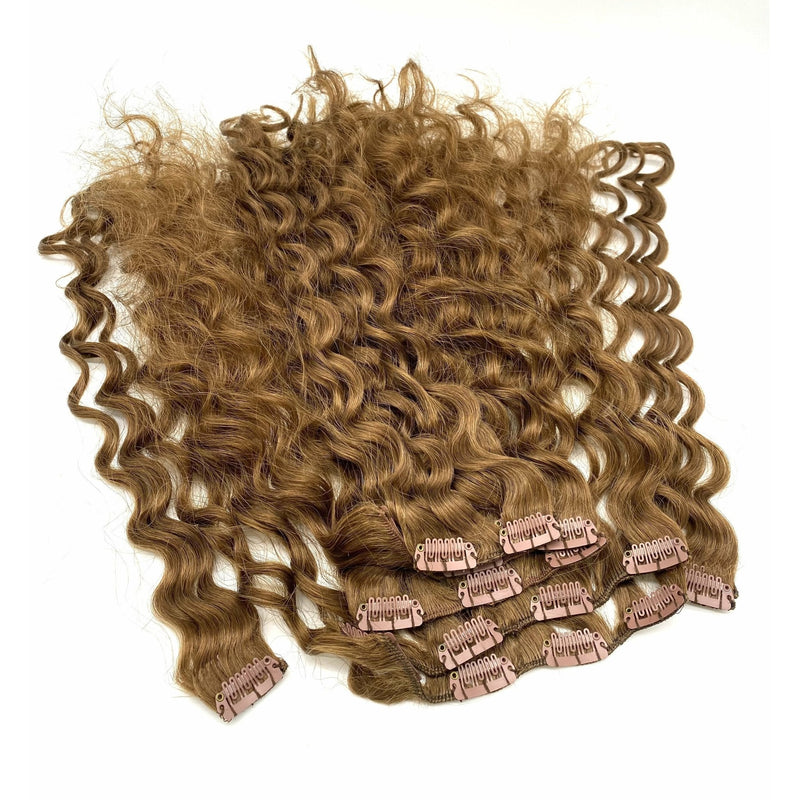 VIP Extensions VIP Clip Extensions / French Wave 18" ClipeX System Hair Extension White Smoke French Wave / 1 - Jet Black,French Wave / 10 - Medium Golden Brown,French Wave / 16 - Ash Blonde,French Wave / 18 - Light Ash Brown,French Wave / 18/22 -Ash Brown / Champagne Blonde,French Wave / 1B - Off Black,French Wave / 2 - Dark Brown,French Wave / 2