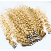 VIP Extensions VIP Clip Extensions / French Wave 18" ClipeX System Hair Extension White Smoke French Wave / 24 - Light Honey Blonde