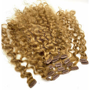 VIP Extensions VIP Clip Extensions / French Wave 18" ClipeX System Hair Extension White Smoke French Wave / 10 - Medium Golden Brown