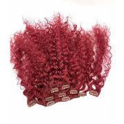 VIP Extensions VIP Clip Extensions / French Wave 18" ClipeX System Hair Extension White Smoke French Wave / BURG - Burgundy