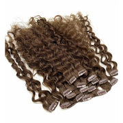 VIP Extensions VIP Clip Extensions / French Wave 18" ClipeX System Hair Extension White Smoke French Wave / 4 - Medium Brown