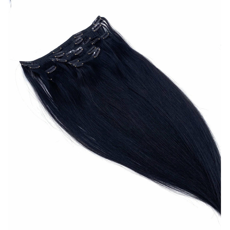 VIP Extensions VIP Clip Extensions / Silky Straight 18" - ClipeX System Hair Extension White Smoke Silky Straight / 18" / 1