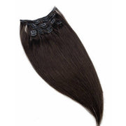 VIP Extensions VIP Clip Extensions / Silky Straight 18" - ClipeX System Hair Extension White Smoke Silky Straight / 18" / 1B - Off Black