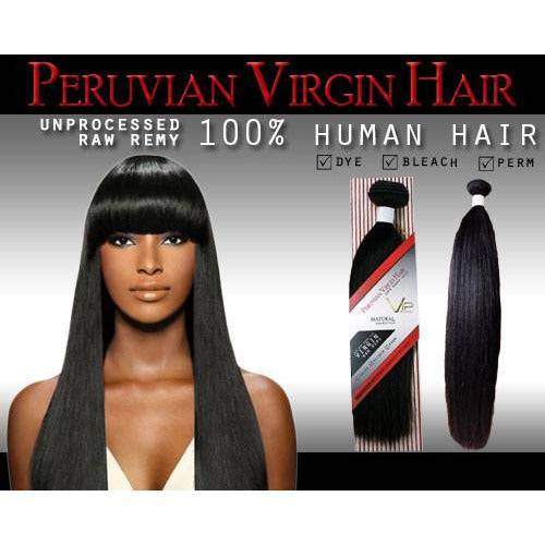 VIP Extensions VIP Collection Peruvian Virgin Hair Hair Extension White Smoke Natural Black / 12",Natural Black / 14",Natural Black / 16",Natural Black / 18",Natural Black / 20",Natural Black / 22",Natural Black / 24",Natural Black / 26",Natural Black / 28",Natural Black / 30"