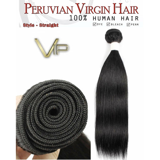 VIP Extensions VIP Collection Peruvian Virgin Hair Hair Extension White Smoke Natural Black / 12",Natural Black / 14",Natural Black / 16",Natural Black / 18",Natural Black / 20",Natural Black / 22",Natural Black / 24",Natural Black / 26",Natural Black / 28",Natural Black / 30"