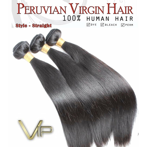 VIP Extensions VIP Collection Peruvian Virgin Hair Bundles Hair Extension White Smoke 12" 14" 16",16" 18" 20",22" 24" 26"