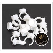VIP Extensions VIP Eyelash Glue Ring, 10-Pack Salon Supplies Dark Slate Gray Glue Ring - 10 pk