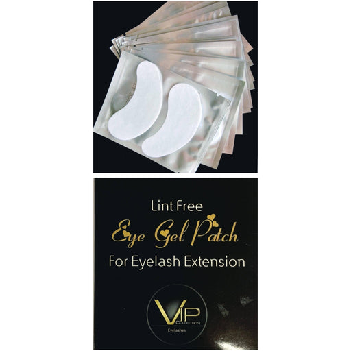 VIP Extensions VIP Eyelash Hydrogel Eye Patch, 10 pc/Pack Salon Supplies Black Eye Patches - 10 pcs pack