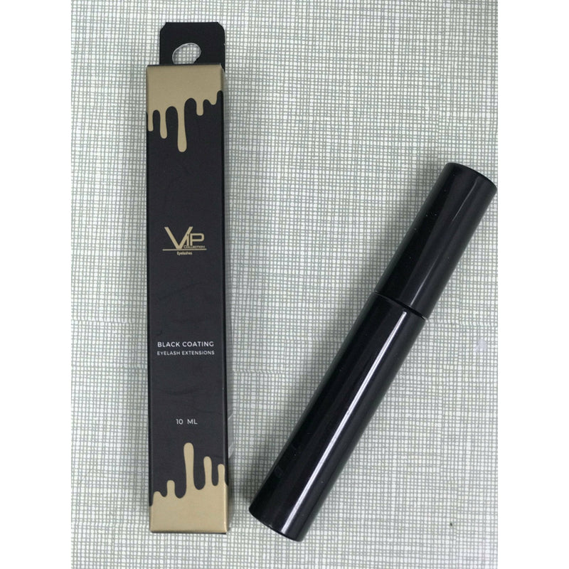 VIP Extensions VIP Eyelash Extensions Coating Mascara, Clear & Black, 10 mL Salon Supplies Gray BLACK