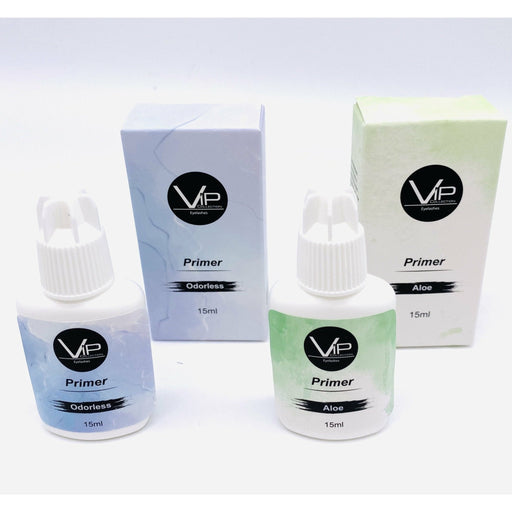 VIP Extensions VIP Eyelash Glue Primer, 15 mL Salon Supplies White Smoke ALOE,ODORLESS