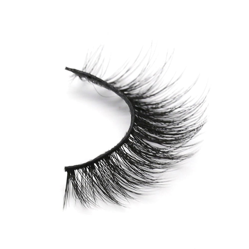 VIP Extensions VIP Eyelashes - 3D Faux Mink Band Strip Lashes White Smoke NA28
