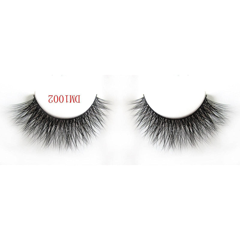 VIP Extensions VIP Eyelashes - 3D Real Mink Fur Band Strip Lashes White Smoke VMF-DM102